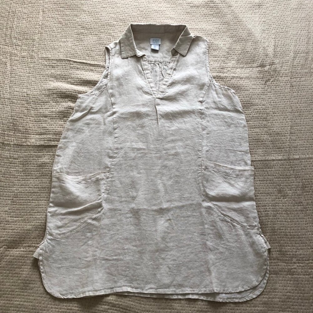 Sigrid Olsen Sleeveless Linen Tunic